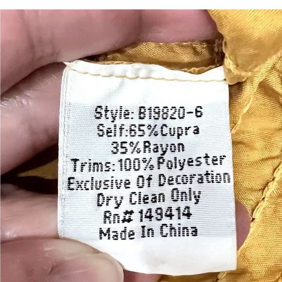 Johnny Was Biya Boho Embroidered Floral  Kimono Sleeve Sur Cupra Blouse - Picture 4 of 7